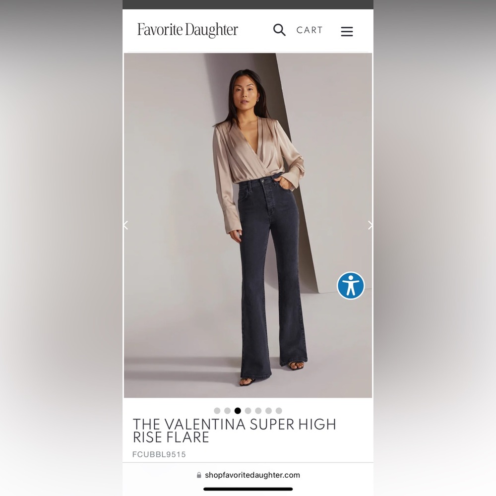 Favorite Daughter - Valentina Super High Rise Flare Jeans